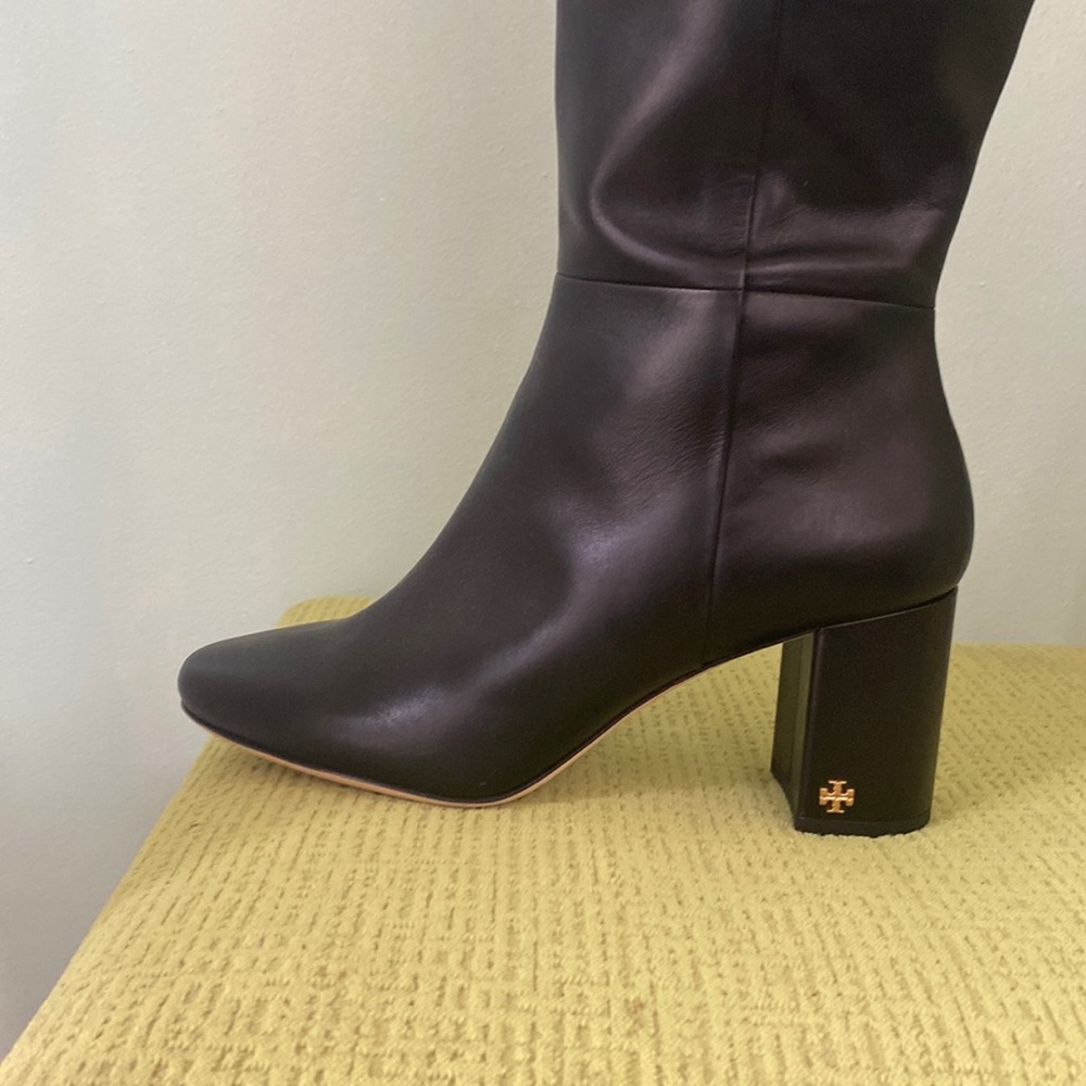 Tory Burch tall black boots size 9